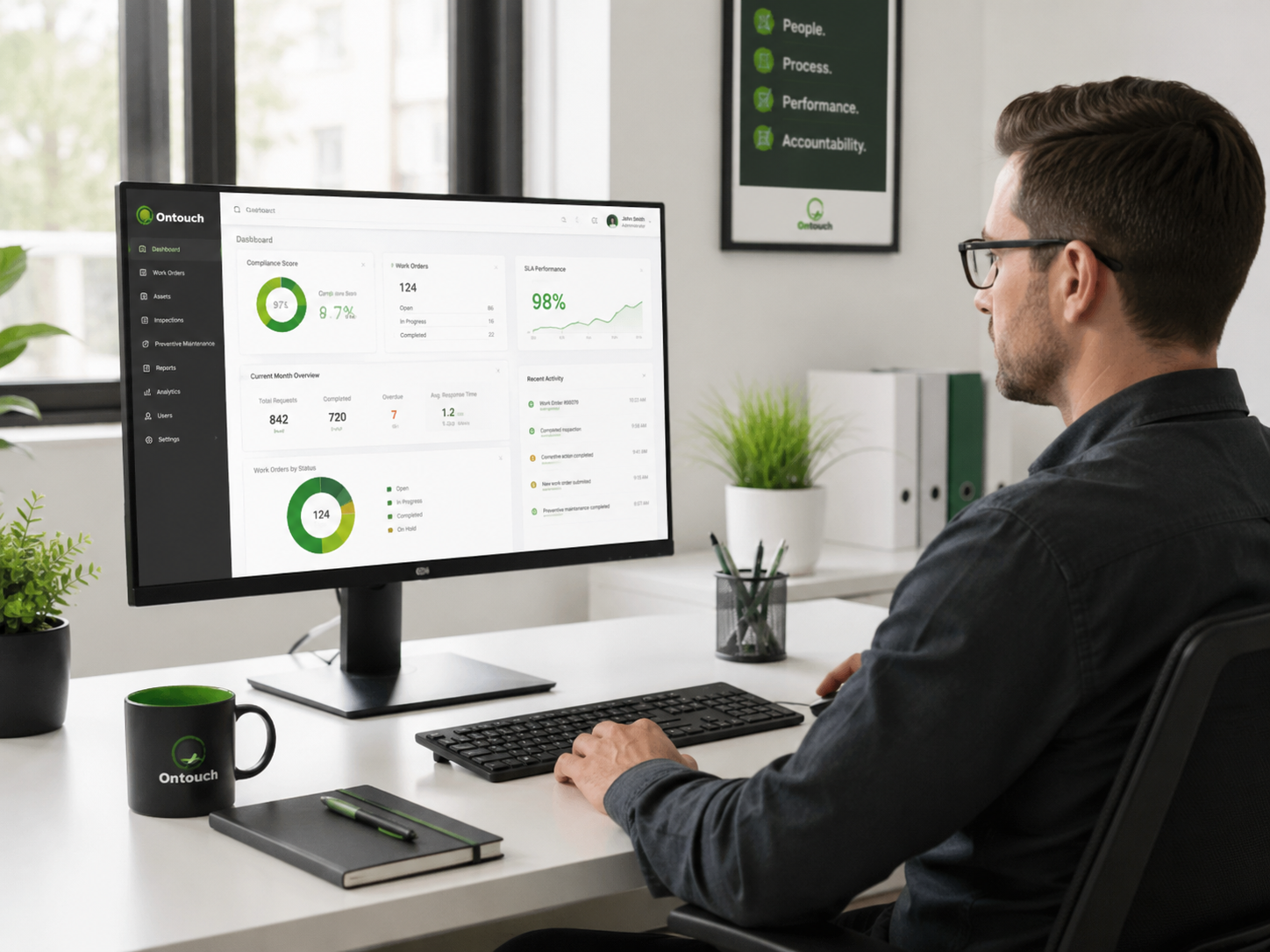 Efficient worker using Ontouch